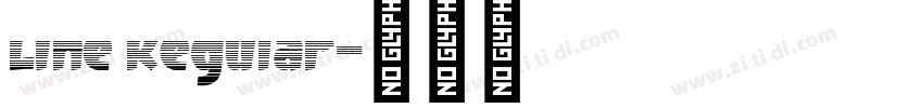 Line Regular字体转换